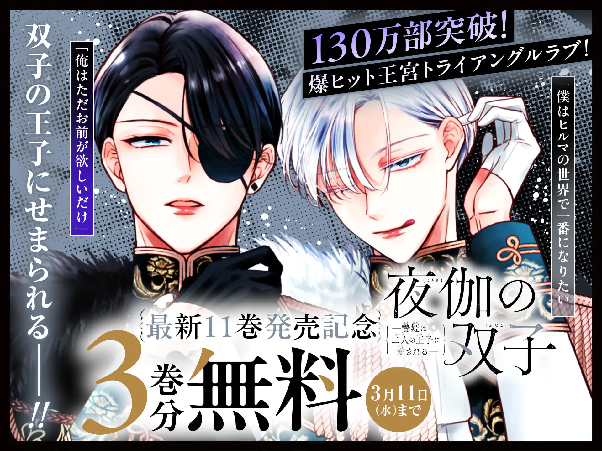 夜伽の双子―贄姫は二人の王子に愛される―