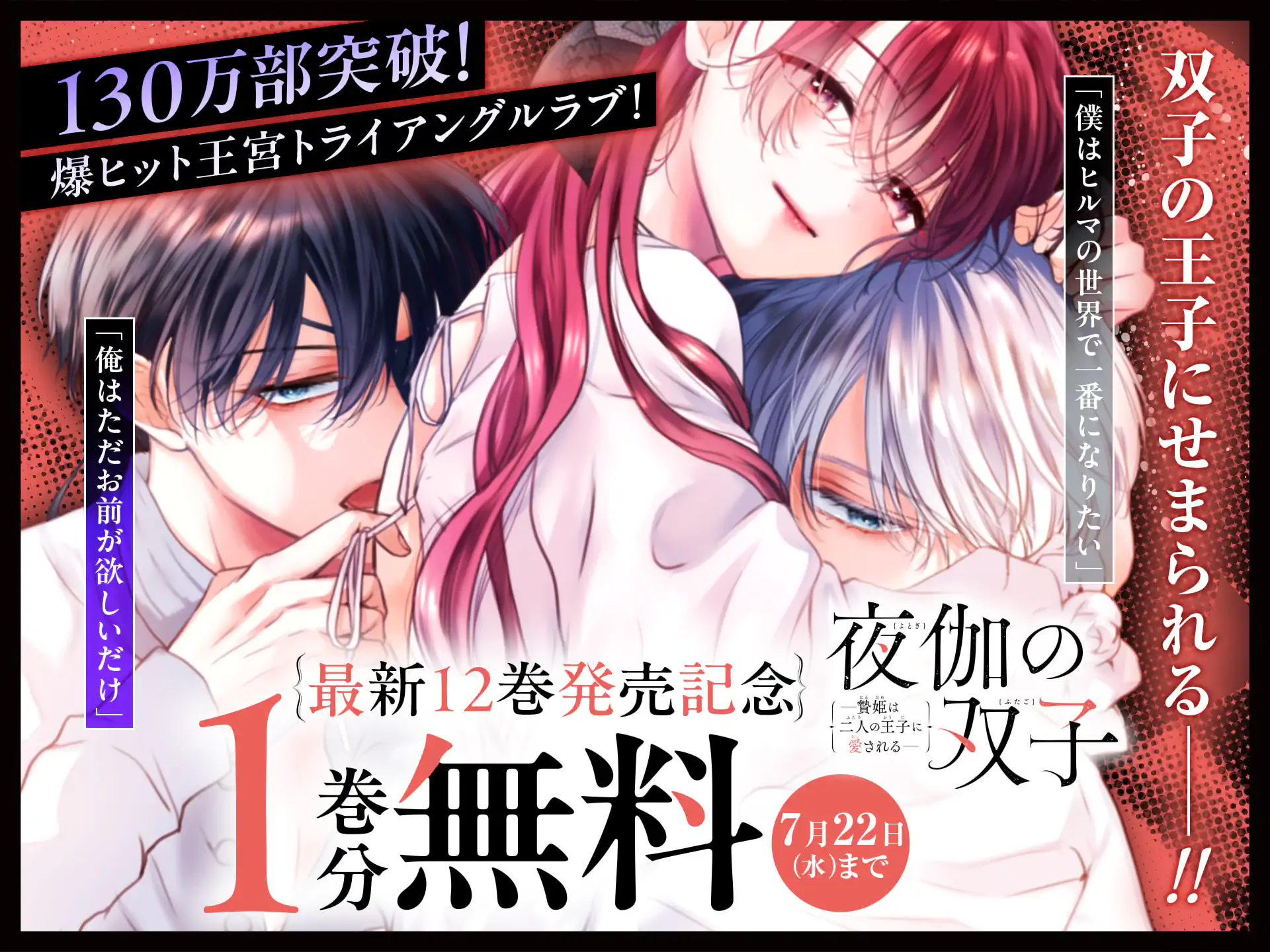 夜伽の双子―贄姫は二人の王子に愛される―