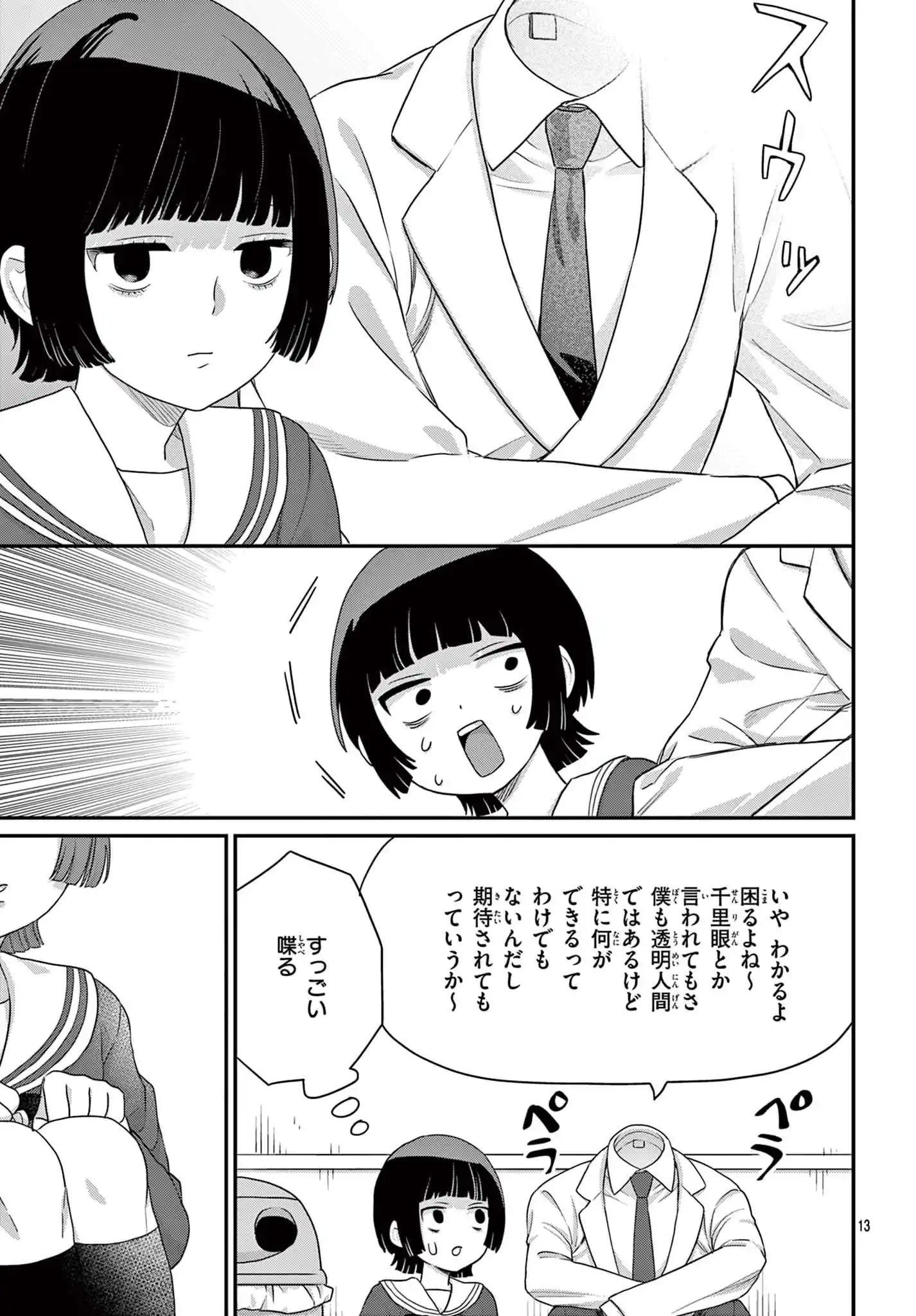 清水くんの透明度