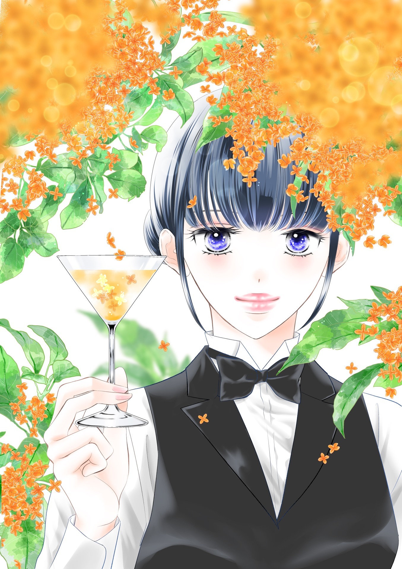 今宵もお待ちしております のイラスト