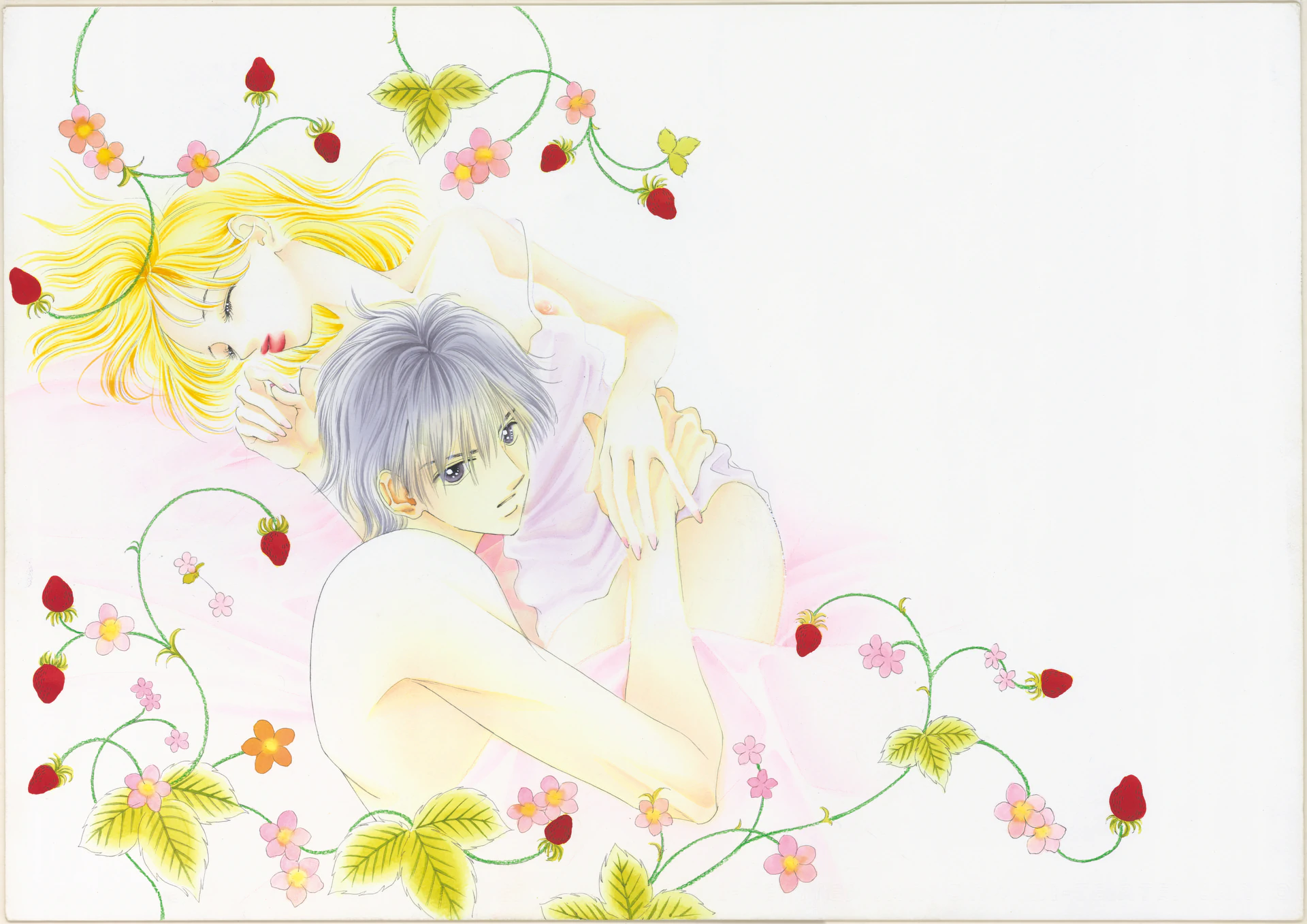 罪に濡れたふたり のイラスト