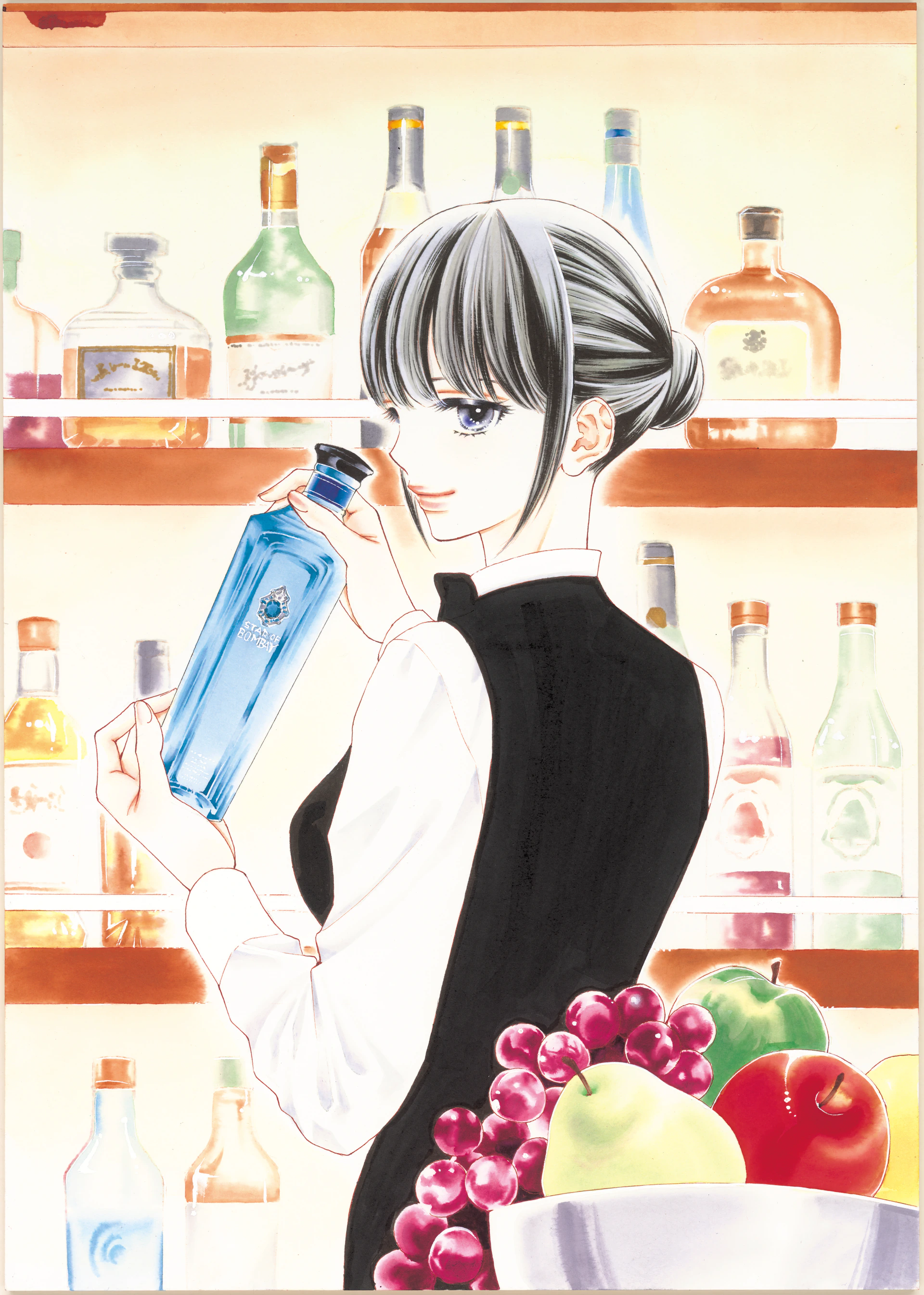 今宵もお待ちしております のイラスト