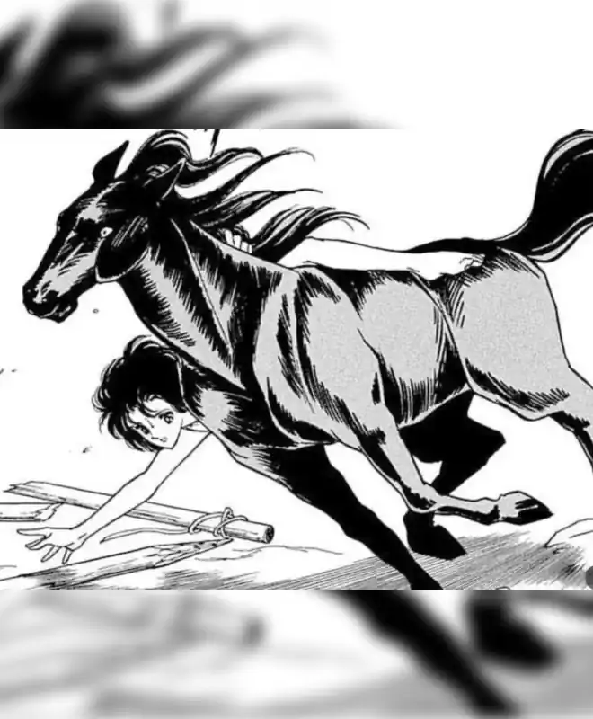 アスラン（ユーリの愛馬）のイラスト