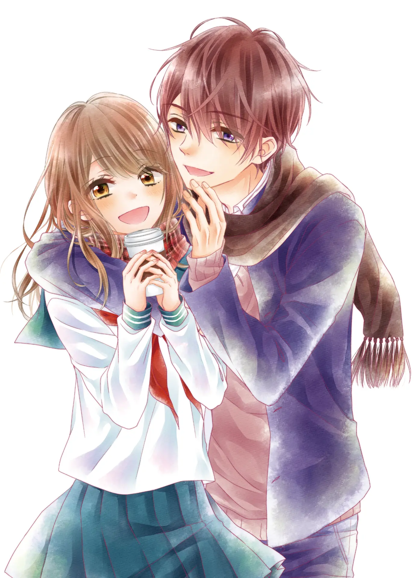 きゅっと結んで、スキ のイラスト
